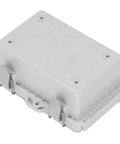 Rugged ABS Electrical Enclosure With Hinged Cover And Stainless Steel Latches For Indoor And Outdoor Industrial Use 100x150x70mm