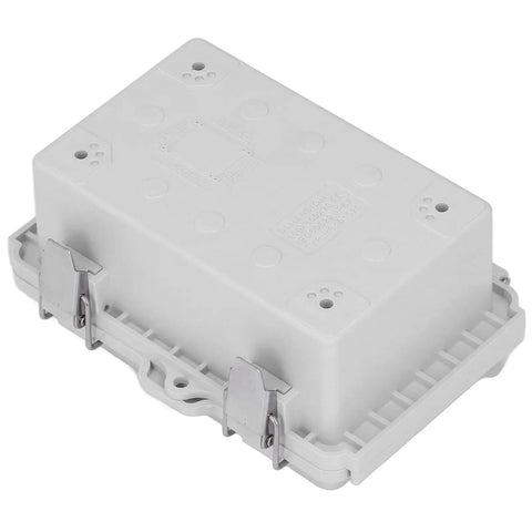 Rugged ABS Electrical Enclosure With Hinged Cover And Stainless Steel Latches For Indoor And Outdoor Industrial Use 100x150x70mm