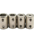 Heavy Duty Rigid Shaft Coupling 4mm To 10mm For CNC Motor Jaw Connector Sleeve Made From #45 Steel Transmission Parts, four metal couplers.