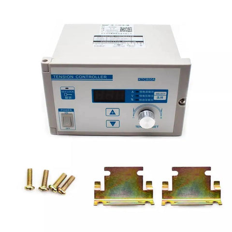 Dialed In Digital Tension Controller With Triple Modes For Magnetic Clutch And Brake Systems with mounting brackets and screws