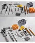 Dead Simple Watch Repair Tool Kit Featuring Legit Link Pin Remover And Strap Replacement Essentials for DIY tasks and adjustments.