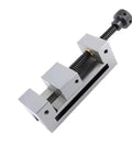 Heavy Duty Bulletproof Bench Vise Featuring Slick Flat Jaws Custom Quenched Steel Construction for smooth machining and workholding.