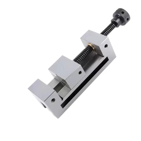 Heavy Duty Bulletproof Bench Vise Featuring Slick Flat Jaws Custom Quenched Steel Construction for smooth machining and workholding.