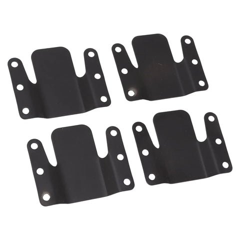 Interlocking Sofa Connector Brackets Set for Sectional Sofas and Furniture, Heavy Duty Iron Connectors, 4 Pack With 24 Screws, 3.0 x 2.5 Inch