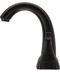 Tuscan Bronze Centerset Bathroom Sink Faucet With Two Handles For 3 Hole Sinks 4 Inch Center Set Spout Durable Build