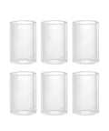 Glass cups from 81 Piece TIG Welding Torch Accessories Kit with Stubby Gas Lens, Alumina Nozzles Twelve for WP17 WP18 WP26 Torches
