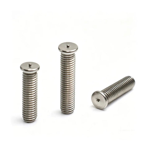 Stainless Steel Weld Stud Spot Weld Fasteners For DIY Metalworking, Metric M3 To M8, M5 X 16mm, Flat Head Machine Screws, 304 Grade