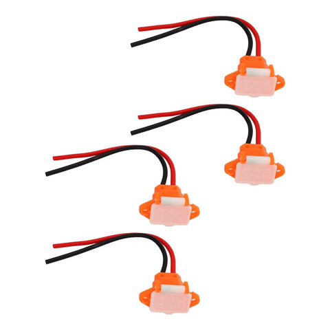 Premium 3 Pin Charging Interface With Protective Cover Electric Vehicle Battery Cable Rocksteady Power Delivery Easy Swap Design Bulletproof Build, set of 4 plugs.