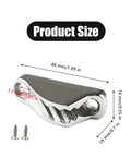 316 Stainless Steel Clam Cleat For Boats And Kayaks, Rugged Marine Grade Rope Cleat, Rust Resistant, with dimensions shown