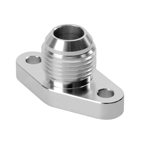Universal 10AN Turbo Oil Return Drain Adapter Kit For KKK K03 K04 TD04 TD05 Fits Ihi Rhf billet aluminum adapter with two bolt holes