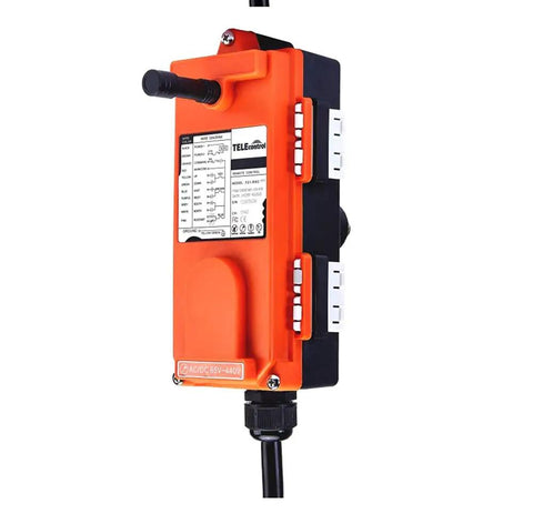 Heavy Duty Wireless Crane Remote Control System With Transmitter And Receiver, IP65 Waterproof Glass-Fiber PA Build transmitter