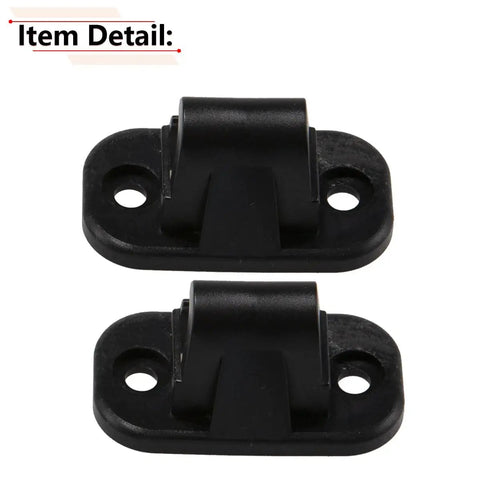 2 Pack Sun Visor Clip Retainer For Freightliner Cascadia And M2 Series, OEM 18-36267-000 Replacement, black clip detail
