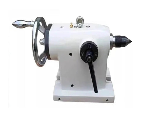 Rock Solid Four Axis Cnc Indexing Head And Tailstock with hand tuned ejector pin, steel and alloy components for precision milling.