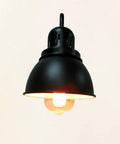 Dope Industrial Loft Gooseneck Wall Sconce In Black Metal With Pull Chain Switch for focused lighting, E26 base, vintage style.