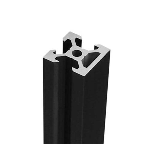 Heavy Duty Seven Piece V Slot Aluminum Extrusion 2020 N1 Single Sided Grooved Linear Guide Rail 610 Mm Length close-up view of aluminum profile