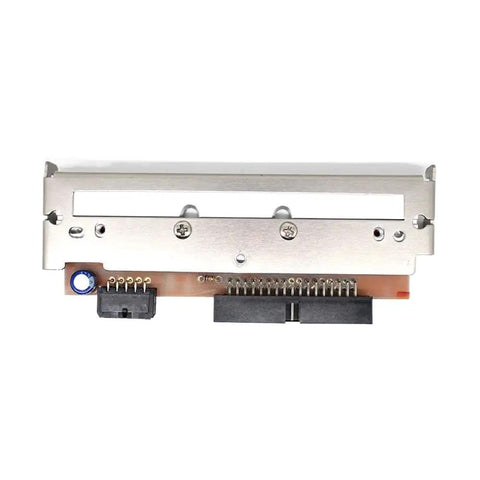Top Shelf Thermal Printhead Phd20-2182-01 Direct Swap For Zebra I-4310E Barcode Printer, silver metal printhead with connectors.