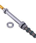 Solenoid Operated Spool Cartridge Valve SV08-47AM-0-N-00, metal construction, plug-and-play for HydraForce models, side view with washer