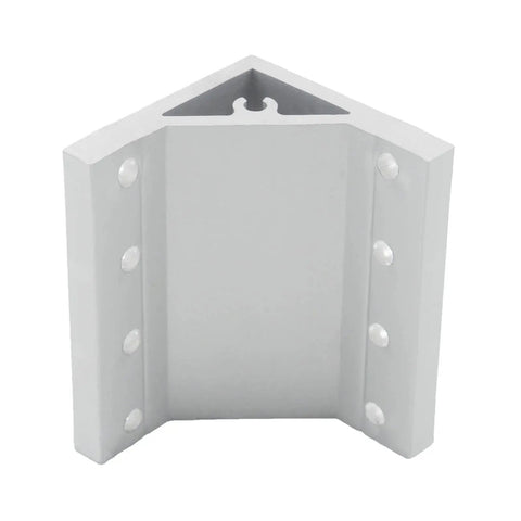 Four Piece Heavy Duty Aluminum Profile Corner Bracket Set For 90 Degree Joints With Inside Fasteners Built To Last Tough As Nails Corner Connectors For Aluminum Extrusion 53x53x72mm Rust Resistant Alloy