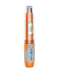 Go-To RC-51H USB Temperature Data Logger Reusable Digital Recorder For Medical Refrigerators And Food Cold Chain, Programmable Thermometer Monitor With 32000 Data Points, High Accuracy, Quick PDF Export Without Software, orange pen-style USB logger