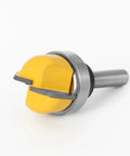 Heavy Hitter One Point One Eight Inch Bowl And Tray Router Bit equipped with six millimeter or eight millimeter shank for precision woodworking.