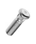 Street Tough M12x1.5 Wheel Studs And 43mm Lug Bolts 5 Piece Kit Grip Tight On Your Ride Heavy Duty Steel Build close-up of a single steel wheel stud.