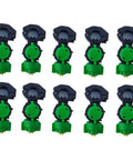 Pro Grade 10 Pack Tractor Sprayer Nozzles For 21 22mm Steel Pipes Ideal Farm Sprayer Kit With 9 8mm Orifice Delivers Fine Droplets