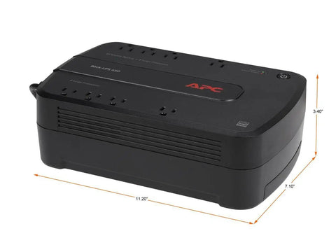 650VA UPS Battery Backup And Surge Protector For Computers And Home Office Gear, 8 Outlets, Ethernet Protection, 29 Minute Runtime, BE650G1