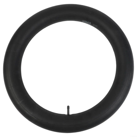 Heavy Duty 20x4 Inch Bike Inner Tube For Fat Tire Snow Bikes Made From Thick Puncture Proof Rubber For Harsh Winter Terrain And Long Lasting Rides black tube with valve