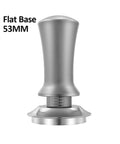 Dead On 53Mm Coffee Tamper Featuring Constant Pressure Stainless Steel Espresso Powder Press with flat base design.
