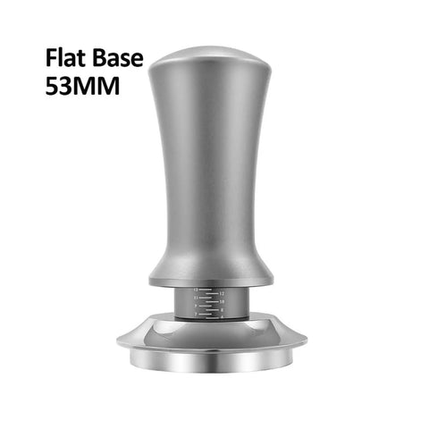 Dead On 53Mm Coffee Tamper Featuring Constant Pressure Stainless Steel Espresso Powder Press with flat base design.