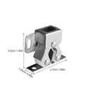 12 Pack Stainless Steel Cabinet Door Latch Double Roller Bead Roller Catch For Cabinets And Doors Easy To Install Keeps Doors Quiet And Protected From Slamming Silver Hardware