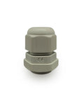 Front view of Cable Gland Kit 10 Pack PG11 5 To 10mm Grey Waterproof Heavy Duty Adjustable Cable Connectors