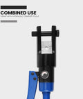 Replacement Hydraulic Crimper Die Set With 11 Hex Lug Dies For Steel Cable And Copper Terminals From 4 AWG To 600 MCM Heavy Duty Crimp Tool Parts Compatible With 1611SL, hex die close-up