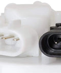 Close-up of Heavy Duty Electric Fuel Pump For Buick LeSabre Park Avenue Cadillac Seville connectors detailing electrical ports.