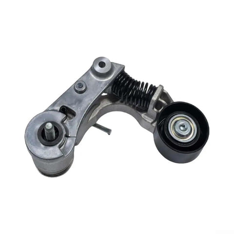 Automatic Drive Belt Tensioner Assembly Replaces 252802M000 for Kia with metal housing and black idler pulley.