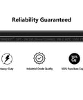 Low Voltage Landscape Lighting Wire 10 Gauge 2 Conductor Direct Burial Spool 100 Feet PVC Insulated Heavy Gauge For Brighter Lights