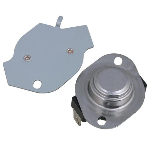 279769 Dryer Thermal Cut Off Kit with 3387134 Thermostat and 3392519 Fuse for Whirlpool Kenmore dryers, two components shown