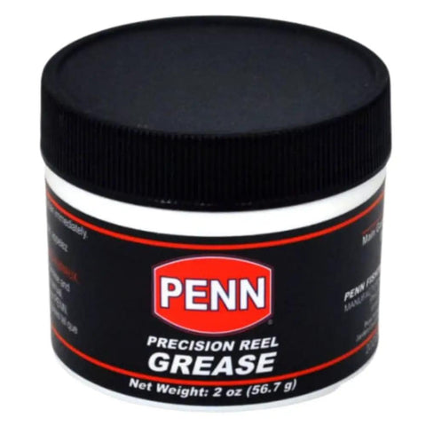 Black Fishing Reel Grease 2 Oz For Smooth Casting And Maintenance, Superior Lubricity, Water Stability, Rust Protection jar