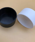 Black and white PVC sealing caps from the All Purpose Silicone O Ring Kit And Sealing Caps For Pipes And Appliances DIY Friendly Kit.