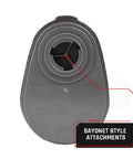 Bayonet Style Replacement Filter Cartridge For Mask And Respirator With Organic Vapor And Particulate Protection attachment