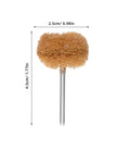 Solid 60 Pc Abrasive Buffing Wheel Set For Rust Removal And Polishing Metal, 1 inch precision mop for drill use.