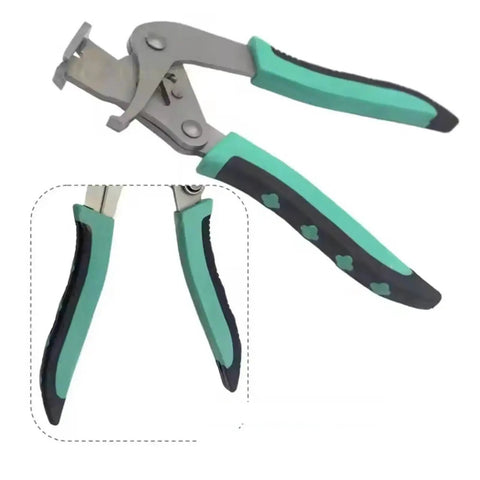 Ditch Those Stuck Car Rivets For Real With This Slick Plastic Puller Kit. Handy plier with green handles for car trim clips.