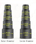 Adapter connectors for Double Filtration Cyclone Dust Collector for Woodworking, 2 Inch OD DIY Turbocharged Filter System.