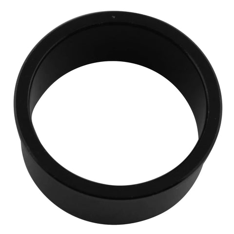 Reducing sleeve for bicycle, black aluminum, 24-22mm central axis adapter ring