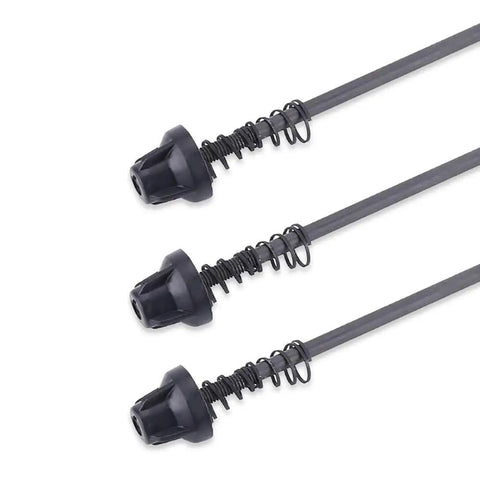 Two Pairs Quick Release Bike Skewers Front And Rear Set For Road Mountain MTB And BMX Bikes 145mm Front 180mm Rear 4.5mm Axle