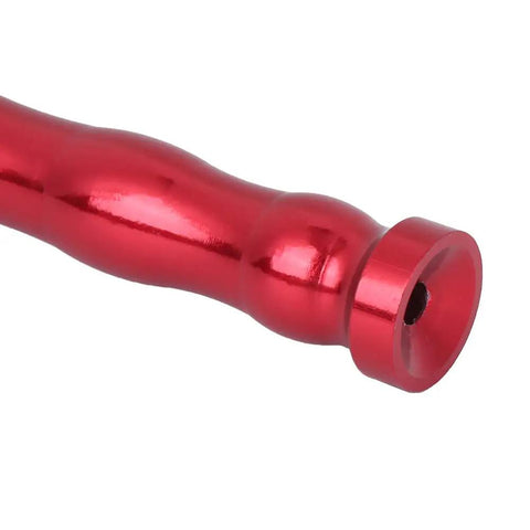 Lightweight Ergonomic Wire Feed Pen For Welding Tasks With Non Slip Grip Handles 0 To 3.2mm Gasless Arc Tools close-up of red aluminum handle.