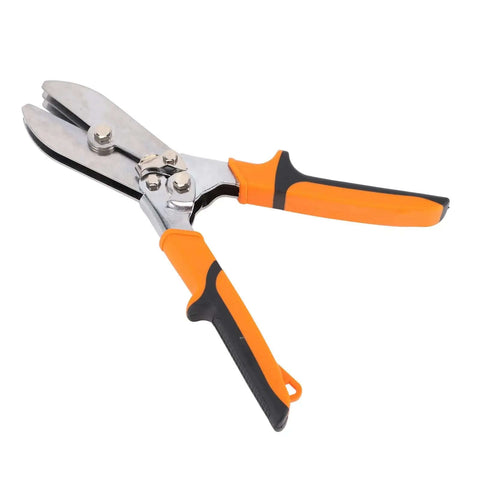 Heavy Duty Sheet Metal Crimper Pliers For HVAC Ductwork And Ventilation, Pro Grade High Carbon Steel Tool With 5 Blades And 1.61 Inch Deep Throat