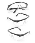 Kickass Anti Fog Safety Glasses With Legit Ansi Z87 Certification And Heavy Duty Scratch Resistant Protective Eyewear Goggles for Welding and Lab Shops displayed from multiple angles.