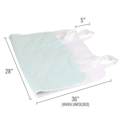 Waterproof Bed Pad And Mattress Protector For Furniture Or Seat Covers With Quilted Slide Sheet And Four-Layer Protection