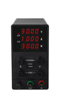 Front view of Adjustable DC Bench Power Supply 30V 10A And 5A With RS 232 Control Pro Grade Lab DC Source showing display and controls.